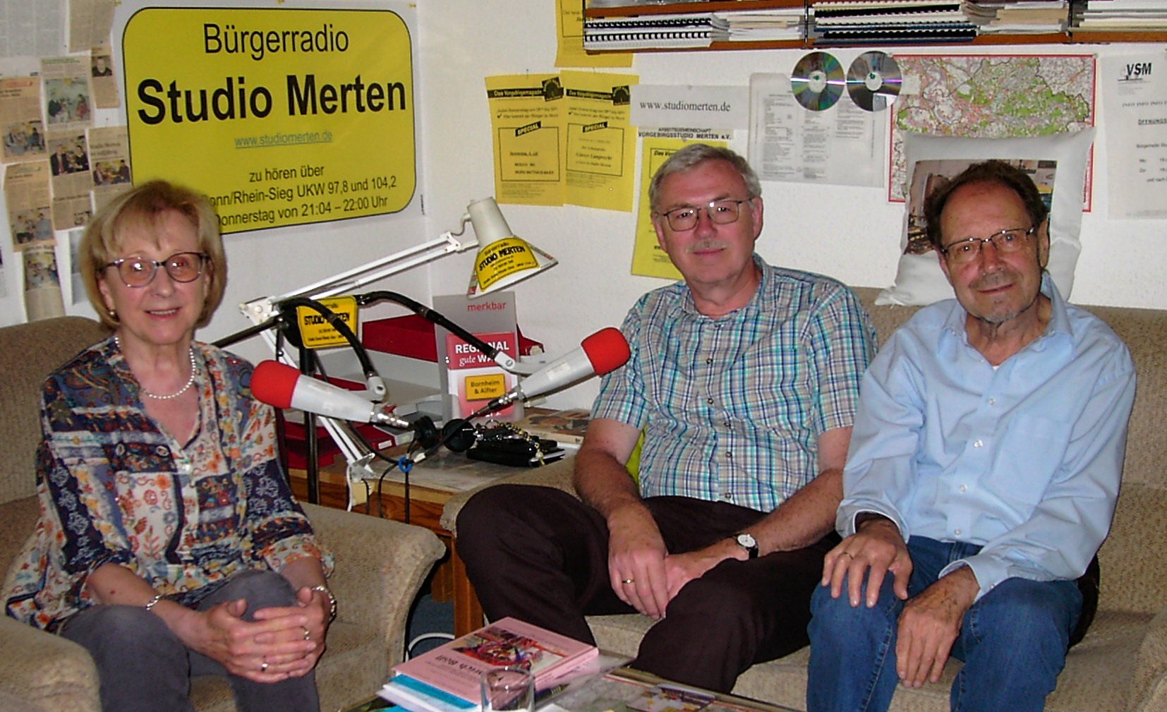 v. l.: Dr. Böttges-Papendorf, Willi Hermann und Otto Ganser